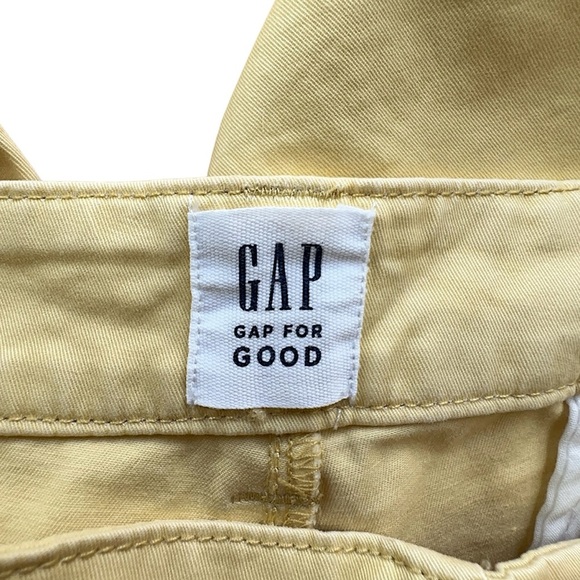 NWT | GAP GIRLFRIEND KHAKI MID RISE STRETCH SOFT BUTTER YELLOW | SIZE: 12 - Picture 11 of 11